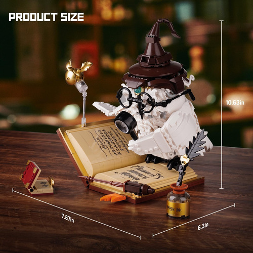 Ideas Magic World Owl Building Set, Compatible Con Lego Anim
