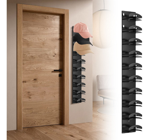 Estante Para Guardar Gorras De Béisbol, De Pared, Multicap