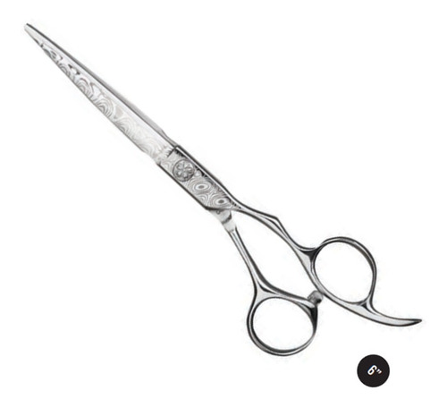 Imagen 1 de 2 de Tijera De Corte Profesional Filo Navaja 6 Pulgadas Eurostil