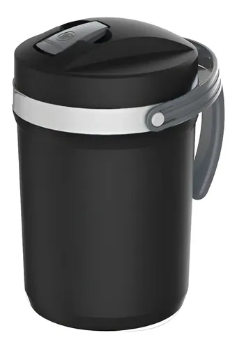 Garrafa Térmica 2.5 L Preto com Conservação Prolongada de Calor e Frio