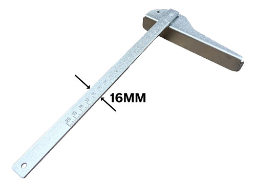 Guia De Metal Para Sierra Circular 20cm X 16mm Espesor