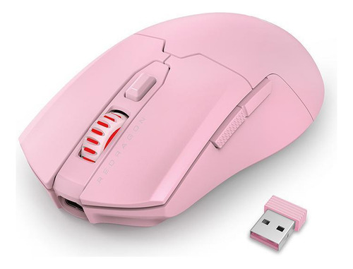 Mouse Gamer Redragon Sem Fio Fyzu Pro Rosa M995p-pro