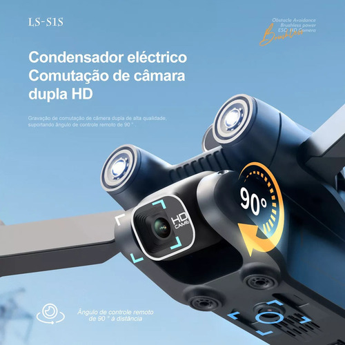 . Mini Drone Motor Dual Camera 4k S1s 2 Versión Con Batería