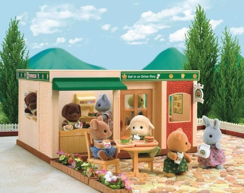 Sylvanian Families 5271 Restaurante De Hamburguesas Y Acceso