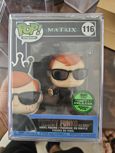 Funko Nft Freddy As Neo Matrix 2000 Piezas Caja Dañada