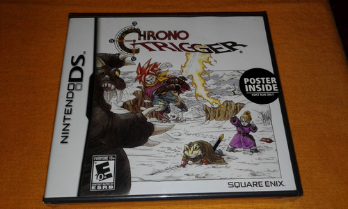 Chrono Trigger First Run Com Poster Lacrado Nintendo Ds