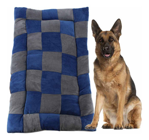 Colchón para cama grande Pet Caminha, 100 x 100 cm, color azul