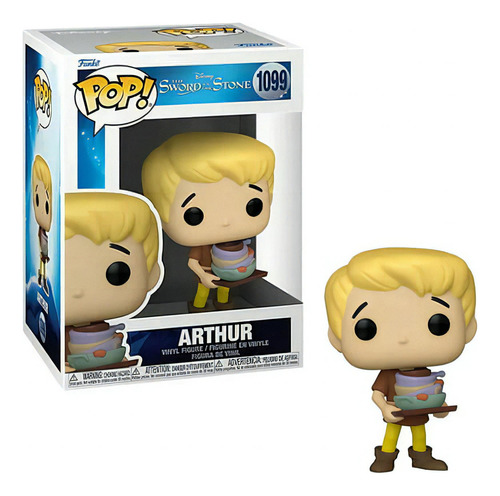 Funko Arturo La Espada En La Piedra Disney Caja Lastimada (Usado)