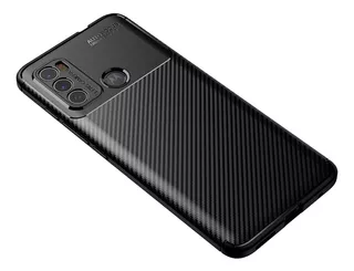 Capa Capinha Fibra De Carbono Impacto Para Motorola Moto G60