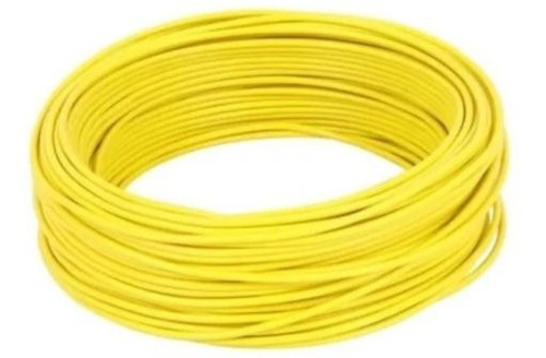 Fio Cabo Flexível 2,5mm Amarelo - 100 Metros