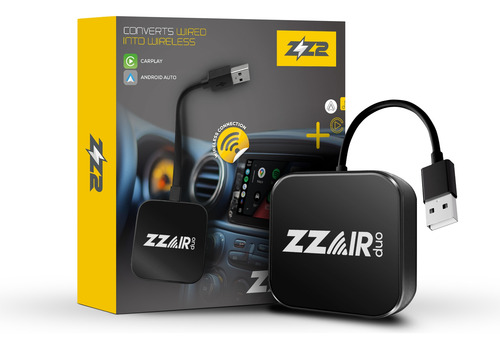 Adaptador Carplay Sem Fio Android Auto Universal Automático