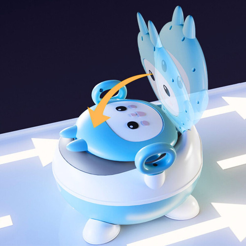 Troninho Penico Infantil Bebê Desfralde Merlin Azul Maxibaby
