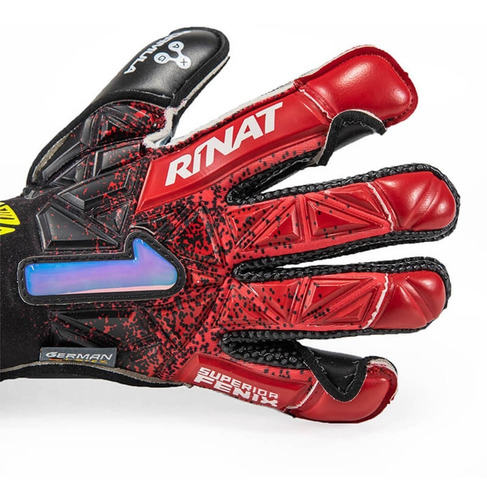 Imagen 2 de 8 de Guante De Portero Rinat Fenix Superior Jd Pro Rojo