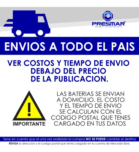 Imagen 4 de 10 de Bateria Kronwell 12x45 12v 45ah W1a14