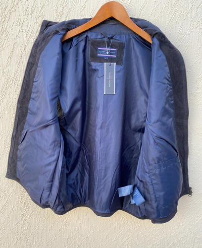 Chaleco De Piel Gamuza Suede Tommy Hilfiger...