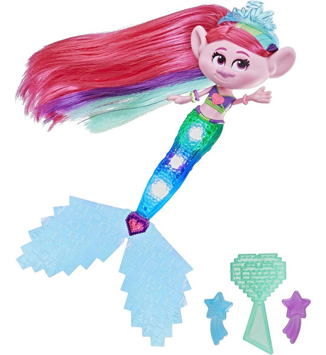 Poppy Trolls Sirena Tecno Dreamwor Trollstopia Hasbro