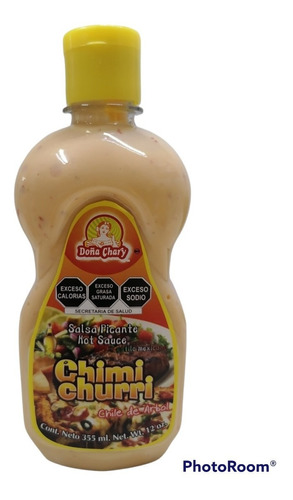 Salsa Chimichurri  Picante Calidad Premium 355 Ml