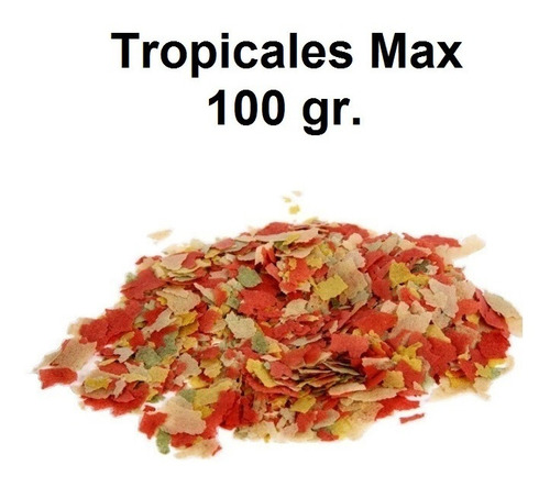 Nutrafin Max Escamas Para Peces Tropicales En Bolsa 100 Gr.