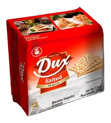 Biscoito Dux Salted Original 110g - Importado