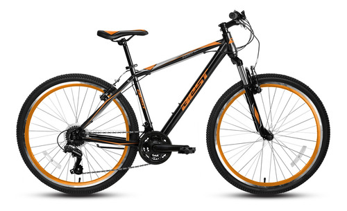 Bicicleta Best De Hombre Pireo Aro 26 Negro/naranja