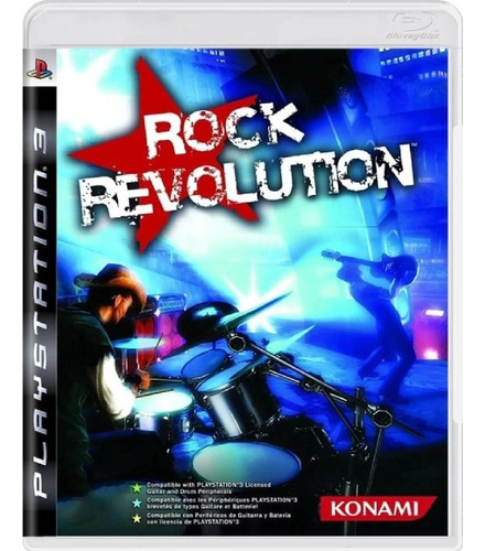 Juego multimedia físico Rock Revolution Ps3 Playstation Konami