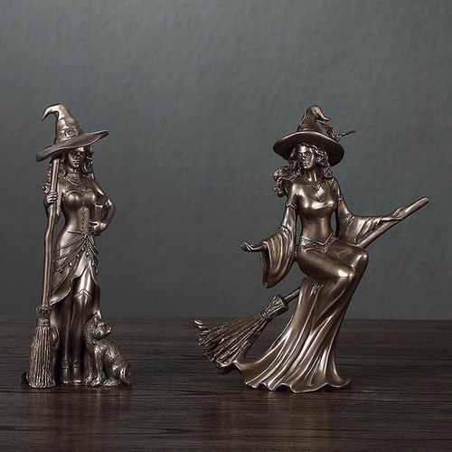 3/juego De Estatuillas De Bronce Fundido De Escultura De