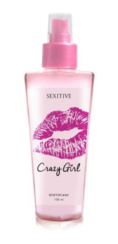 Perfume Body Splash Mujer Sexitive Crazy Girl 130ml Feromona