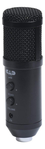 Cad Audio U49 Micrófono Usb Estudio Lateral Negro Mmg