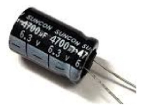 Capacitor Condensador Electrolítico 4700uf 6.3v Usado 100%ok (Usado)