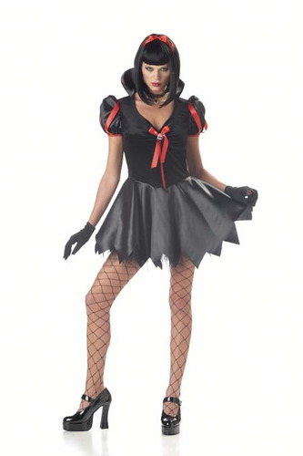 Disfraz Para Mujer Blanca Nieves Talla M 8-10 Halloween 