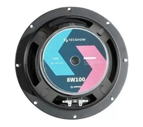 Parlante Woofer 8 Pulgadas Tecshow 8w100 100w Rms