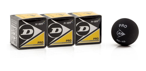 Bola De Squash Dunlop Revelation Pro Xx Pack Com 03 Unidades