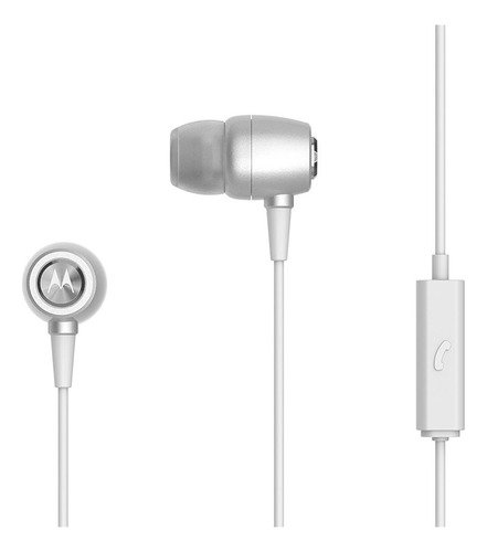 Sh009 Sv Audifono Motorola Earbuds M/libres Metal Plata