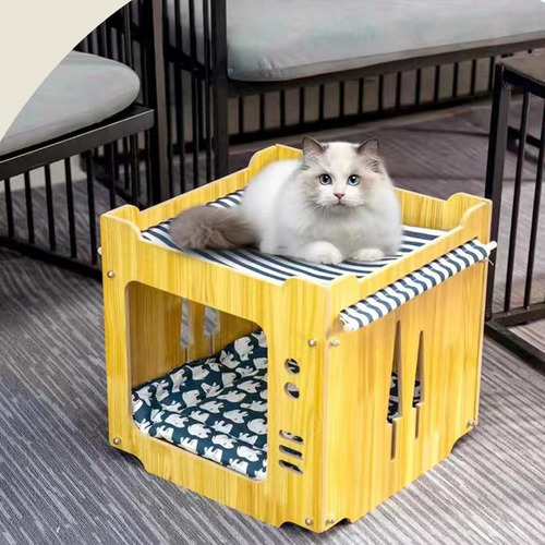 Cama Para Gatos, Casa Cúbica, Casa Para Rascar, Escondite,
