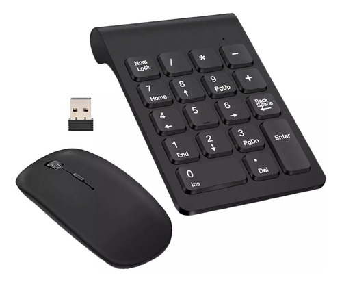 Teclado Numérico Inalámbrico Usb Numérico 2.4g Con Mouse