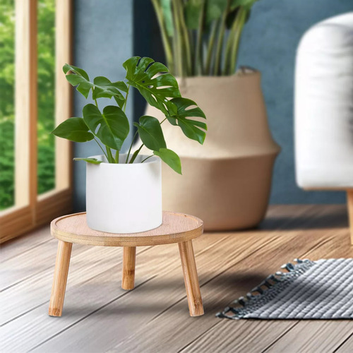 Soporte De Madera Para Plantas, Mesa, Maceta, Hogar