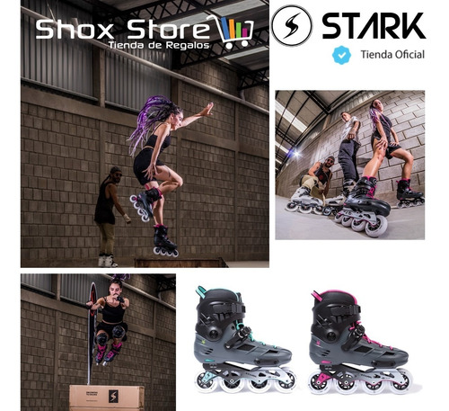 Imagen 7 de 10 de Rollers Profesionales Stark Fusion Xr Slalom 80 Mm Abec 11