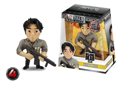 Boneco Metal Dtc 10 Cm The Walking Dead - Glenn Rhee