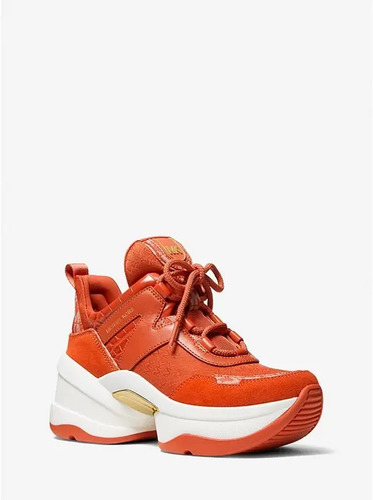 Tenis Plataforma Michael Kors Olympia Trainer Deportivo Nara | Envío gratis