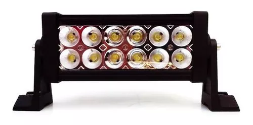 Juego Faros Led Cree Barra 6 Led 18w Cuadrado Jeep 4x4 Rzr