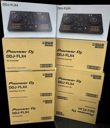 Pioneer DJ DDJ-FLX4 controlador para Rekordbox y Serato