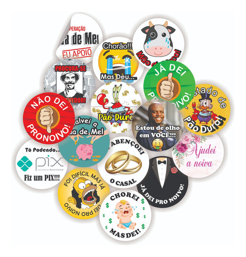 100 Adesivos  Hora Da Gravata Casamento + 10 Un De Brinde