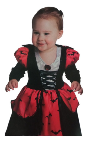 Disfraz Vampira Para Niña Nuevo Incluye Envío