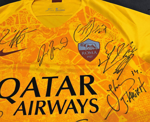 Camisa Roma 2018/19 Com 19 Assinaturas
