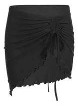 Comprar Falda Irregular Frunce Y2k Aesthetic