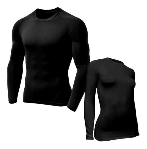 Imagem 2 de 6 de Camisa Camiseta Com Proteção Solar Uv 50 Dry Fit Termica