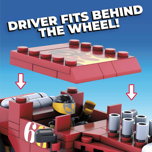 Juego De Construcción Hot Wheels Mega Construx Bone