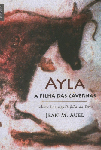 AYLA-A FILHA DAS CAVERNAS, de Jean M. Auel. Editorial Record, capa mole em português
