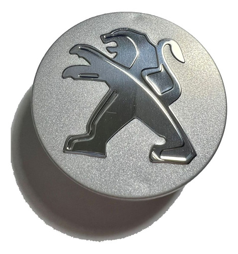 Tapa Emblema Compatible Aro Peugeot 60mm (juego 4 Unidades)