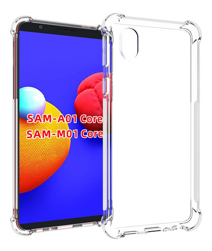 Funda Estuche Carcasa + Vidrio Ceramico Samsung A01 Core